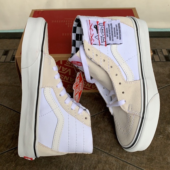 VANS SK8-Hi TAPERED DIY White/True White WMNS - Picture 8 of 15